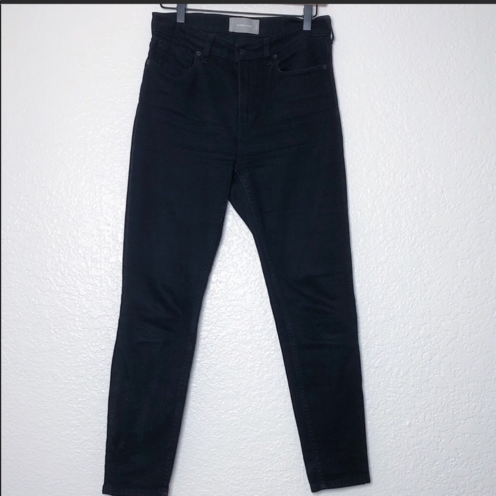 Everlane Black High Rise Skinny Jean